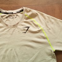 GYMSHARK T-Shirt Размер XL фитнес тренировъчна еластична тениска 36-51, снимка 3 - Тениски - 38090315