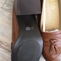 Стилни Дамски Обувки MISO от Естествена Кожа на Ток с Пискюли, снимка 6 - Дамски ежедневни обувки - 38110825