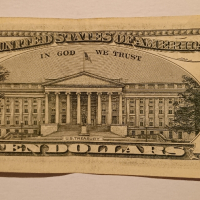10 долара САЩ 2001 Старият вариант ,, ГОЛЯМА ГЛАВА "  , банкнота от Америка , снимка 4 - Нумизматика и бонистика - 44768158