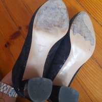 Дамски кожени обувки на ток, снимка 6 - Дамски обувки на ток - 42461258