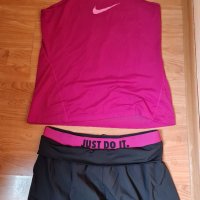 NIKE dry fit комплект#екип от 3/4 панталон-потур и потник, снимка 2 - Спортни екипи - 34188341