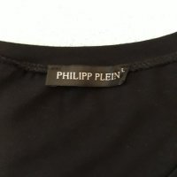 PHILIPP PLEIN маркова тениска "Устни и Диаманти". С камъни + памук и еластан. , снимка 7 - Тениски - 37423503