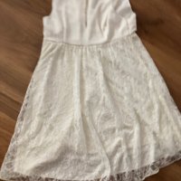 Дантелена рокля кремава Vero Moda , снимка 9 - Рокли - 37819205