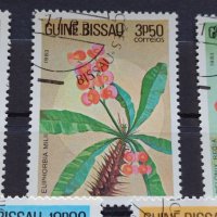 Пощенски марки чиста комплектна серия Цветя 1983г. Пощта Гвинея Бисау за колекция - 22521, снимка 4 - Филателия - 36658101