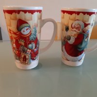 2 Коледни Високи  Чаши , снимка 4 - Чаши - 30409121