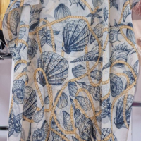 Туника-рокля за плажа в модерни цветни принтове и в свободна права кройка, универсален размер, снимка 1 - Туники - 44742359