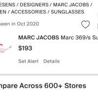 Дамски слънчеви очила Marc Jacobs Marc 369s, снимка 3 - Слънчеви и диоптрични очила - 42730349