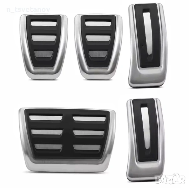 Спортни метални тунинг педали за Audi, VW, Skoda, Seat, Cupra , снимка 1