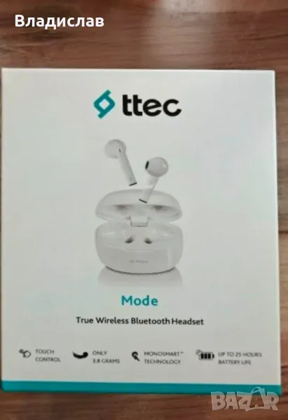 Bluethooth слушалки - TTec, снимка 1
