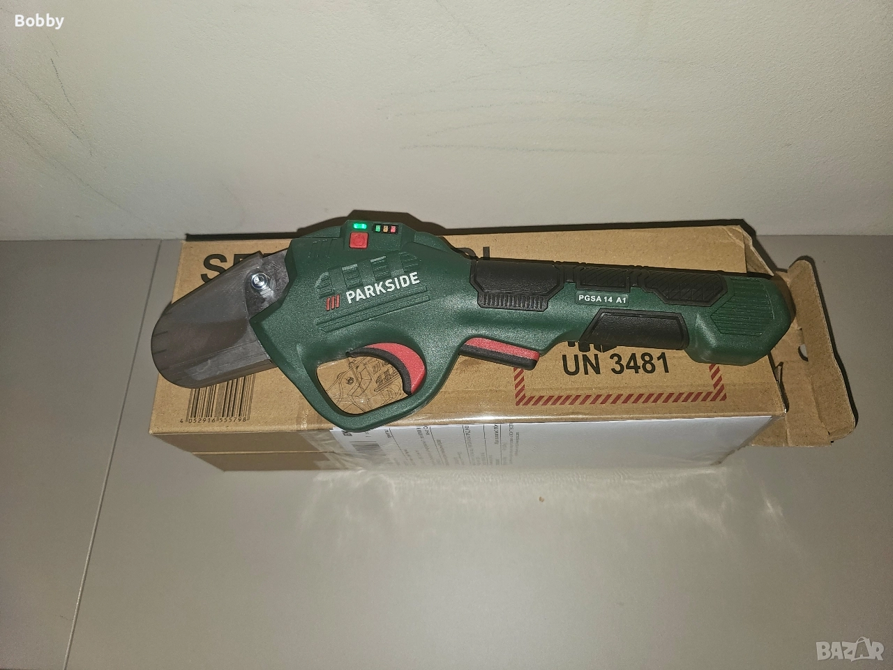 Електрическа ножица / лозарска ножица на акумулатор за градина PARKSIDE, снимка 1