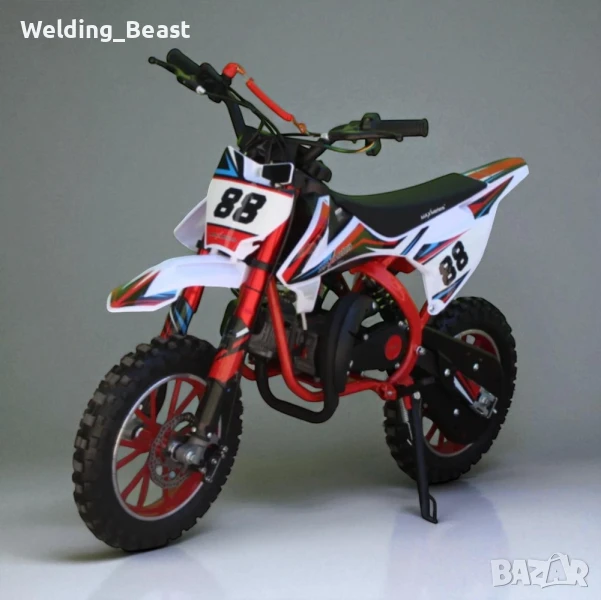 Кросов Мотор Детски бензинов 50cc MX Sport - Red, снимка 1