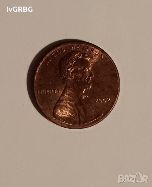 1 цент САЩ 2002 Америка 1 цент 2002 Линкълн, снимка 1
