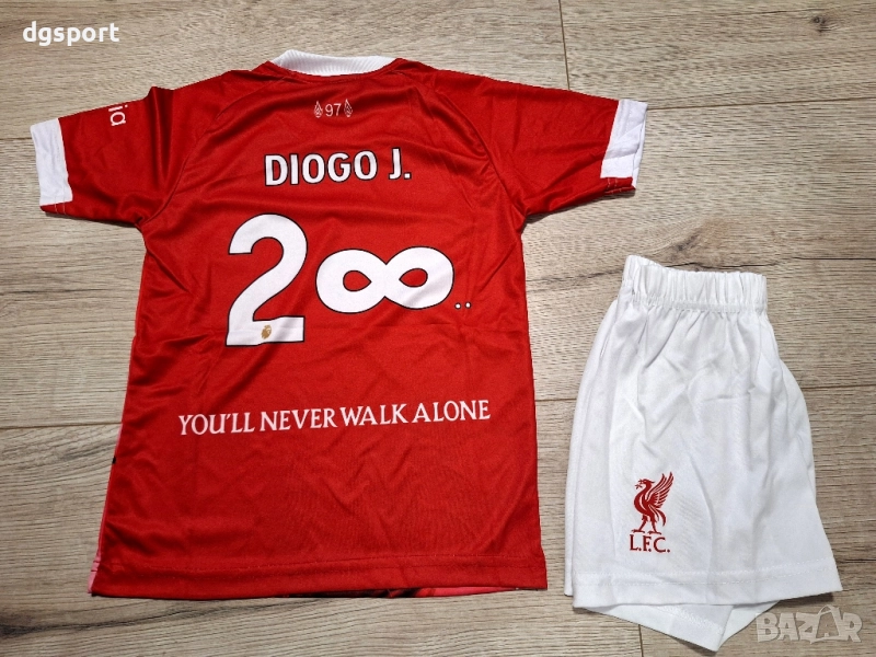 Уникален детски екип на Диого Жота – Liverpool FC | Лимитирана серия 🔥, снимка 1