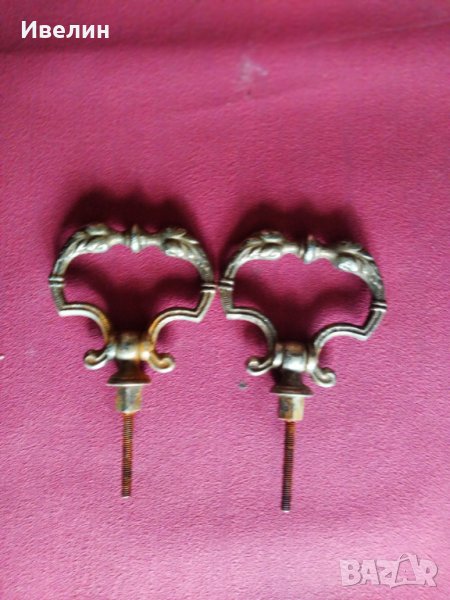 две барокови дръжки за мебел, снимка 1