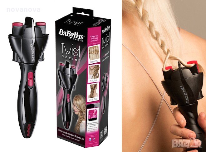  Уред за правене на плитки Babyliss Twist Secret, снимка 1