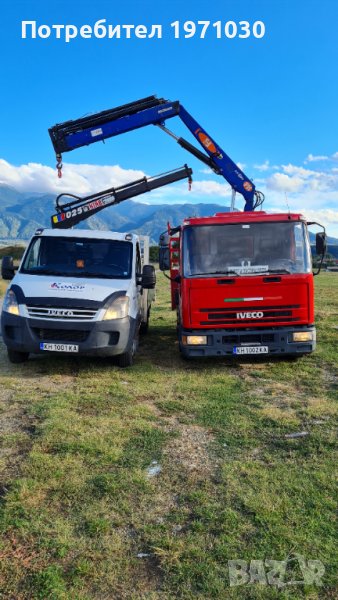 Транспортни услуги на камион с кран, снимка 1