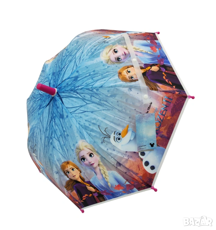 Детски ветроустойчив чадър Frozen, снимка 1