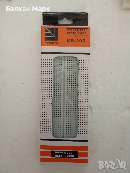 🔧 Експериментална платка (Solderless Breadboard MB-102)  🔧, снимка 1
