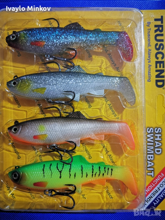 12см. 36гр. 4бр. Jig Силиконова примамка TRUSCEND, снимка 1