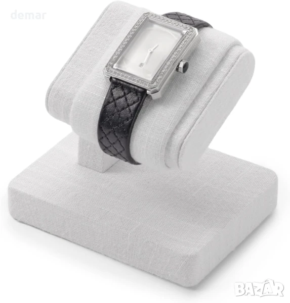 Papten стойка за часовник/бижута за мъже, бяла, снимка 1