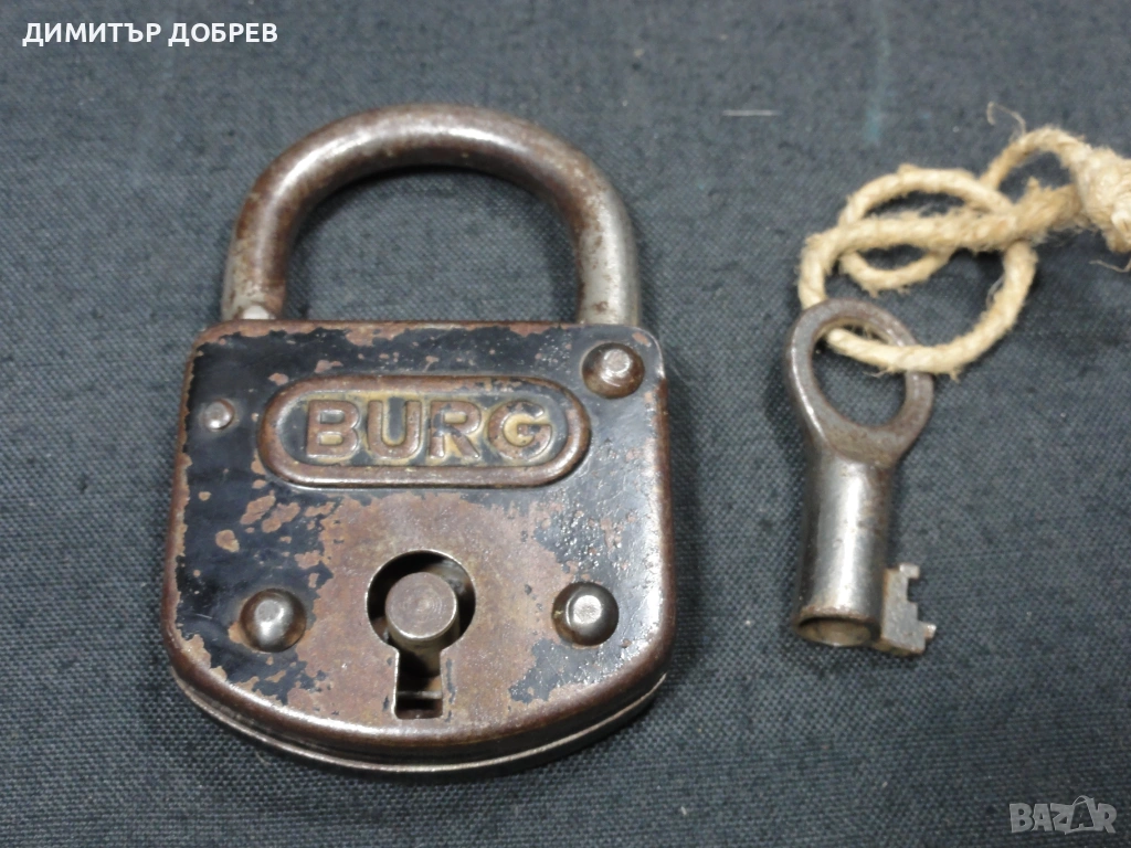 СТАР РЕТРО КАТИНАР С КЛЮЧ, снимка 1