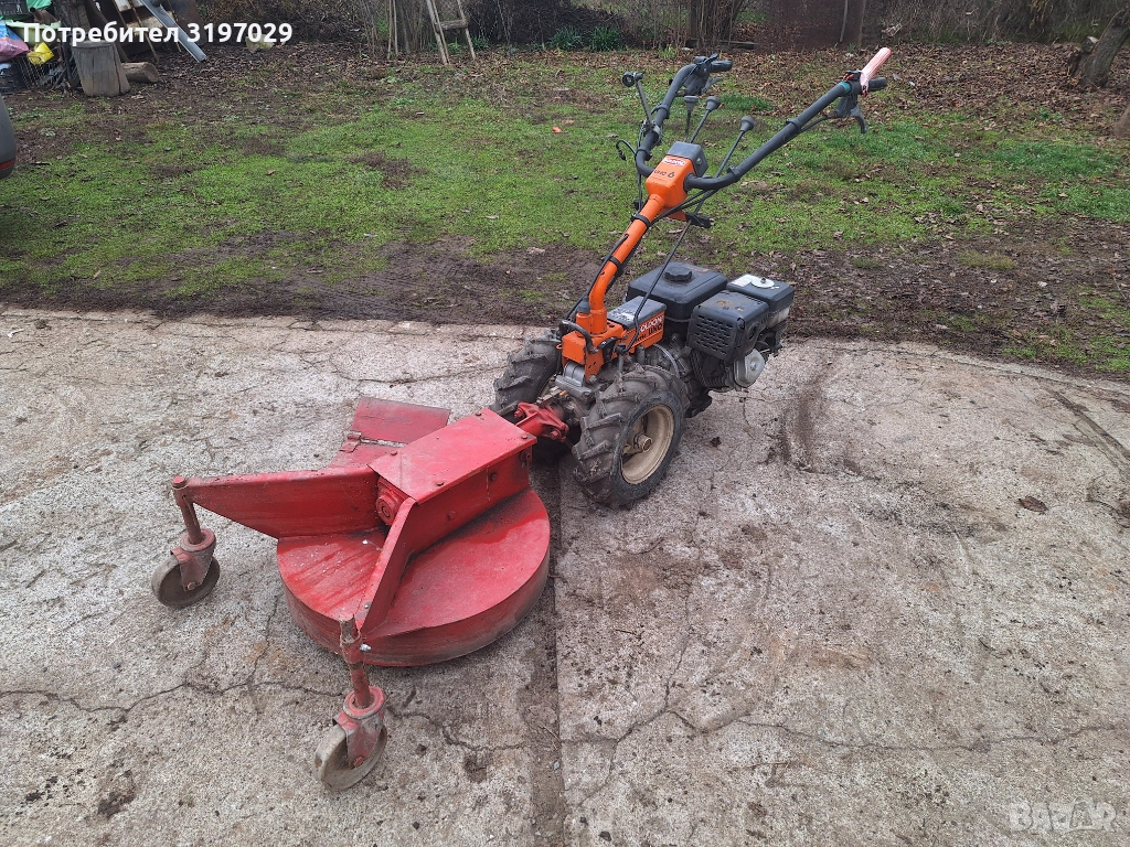 Косачка роторна Goldoni 9 к.с. мотоблок, снимка 1