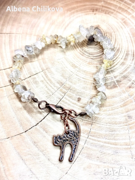 Гривна от цитрин, снимка 1