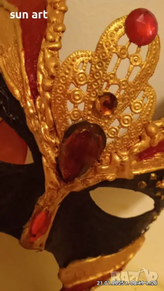 венецианска ,бална маска -Пеперуда, снимка 1