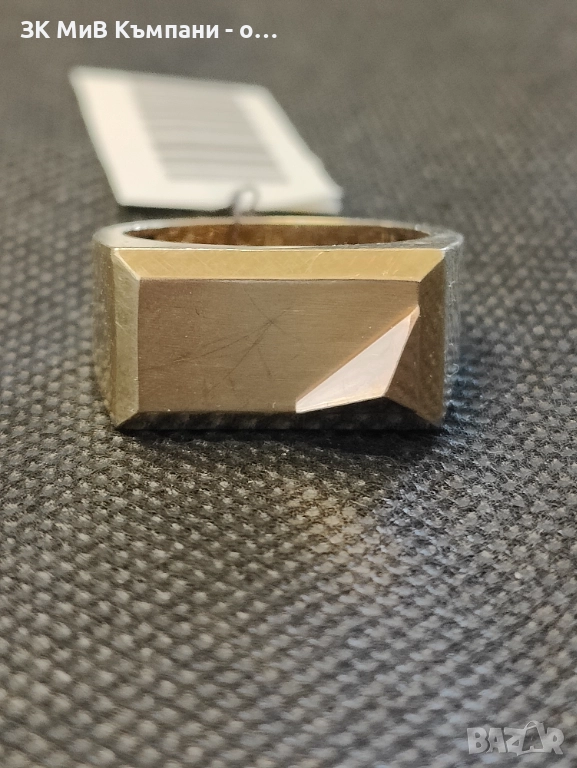 Златен мъжки пръстен 5.52гр-14к, снимка 1