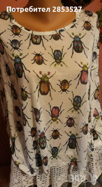 ZARA Тениска/калинки, снимка 1