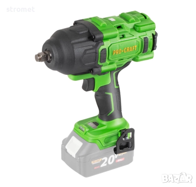АКУМУЛАТОРЕН УДАРЕН ГАЙКОВЕРТ  PROCRAFT PWA80 + Батерия и Зарядно, снимка 1