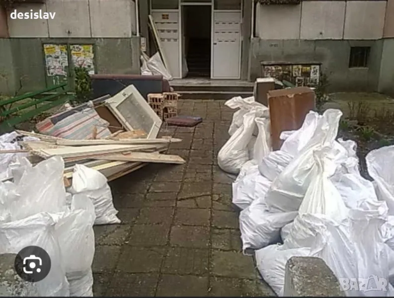 извозване на строителни отпадъци , снимка 1