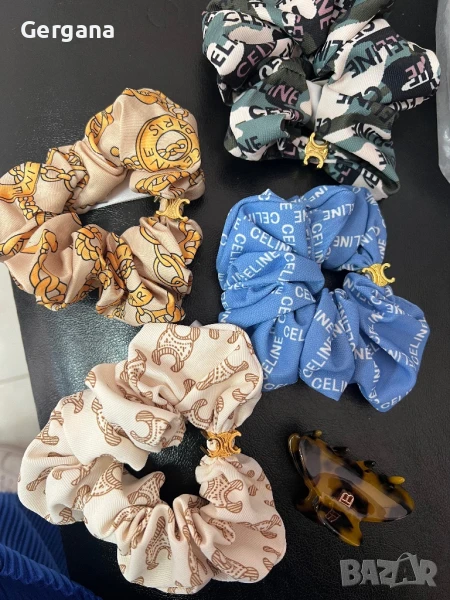 скрънчи ластик за коса Celine, снимка 1