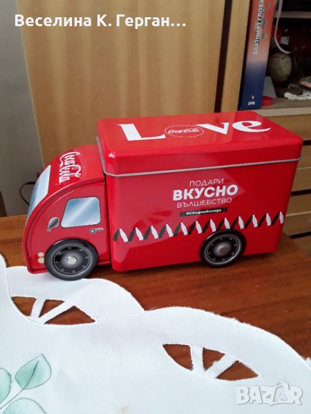 Играчка камионче Кока Кола, снимка 1