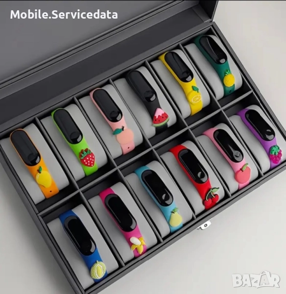 BT Спортна смарт гривна с крачкомер и мониторинг на кръвно и кислород, снимка 1