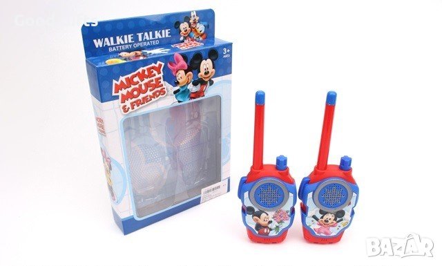 Комплект 2 броя детски радиостанции Мики Маус, снимка 1