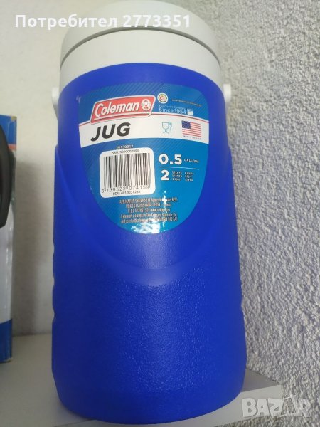 Термо кана с канелка Coleman USA 2l, снимка 1