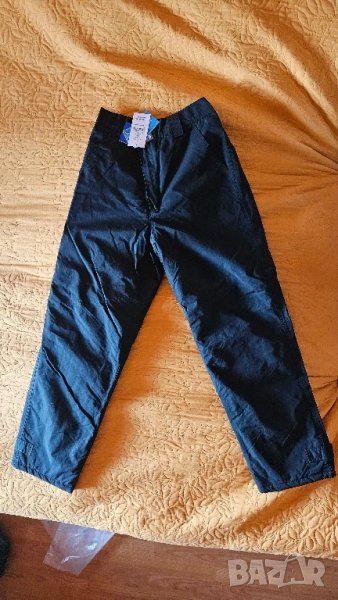 Работен зимен панталон топлозащитен нов размер L, черен цвят, снимка 1