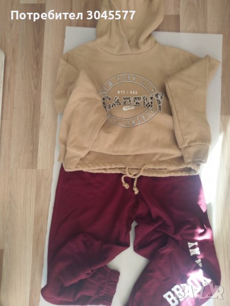 Комплект суичър и панталон XS ръст 140 см, снимка 1