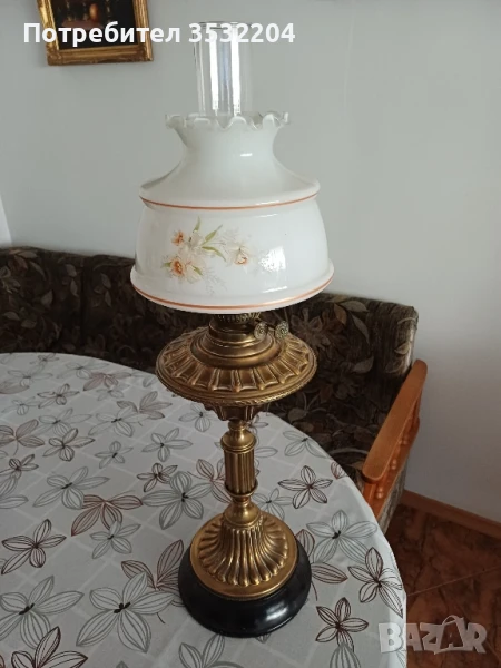 Стара газена лампа, снимка 1