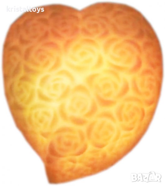Нощна лампа с променящи се цветове - Сърце, снимка 1