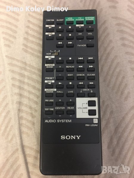 SONY RM U33AV Дистанционно, снимка 1