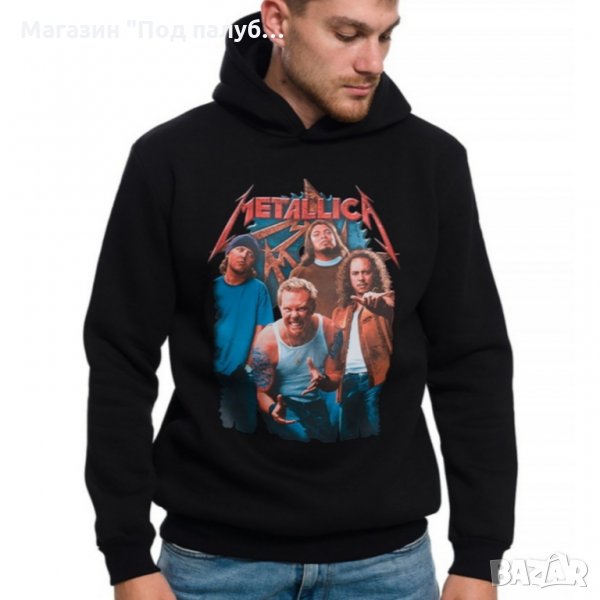 Нов мъжки суичър с трансферен печат на музикалната група METALLICA, снимка 1
