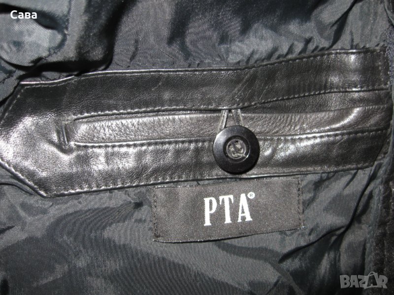 Кожено яке PTA   мъжко,М, снимка 1