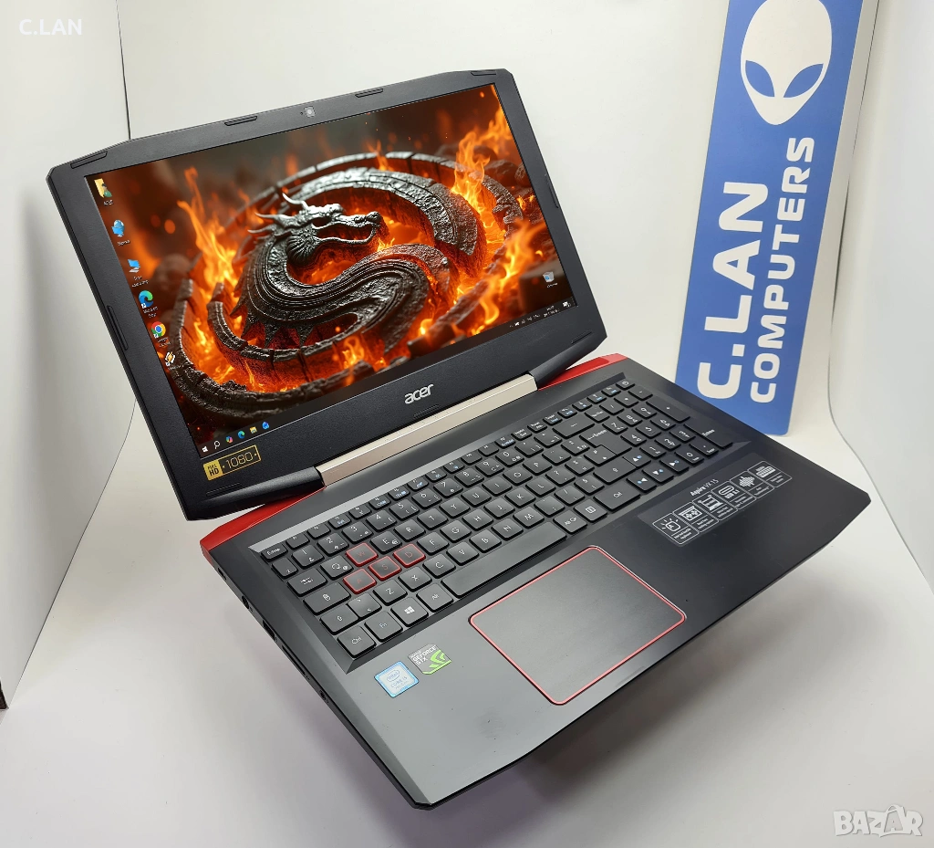 Acer Aspire VX 15 i5 7300HQ/16GB/256SSD/1TB HDD/GTX 1050-4GB/FHD, снимка 1