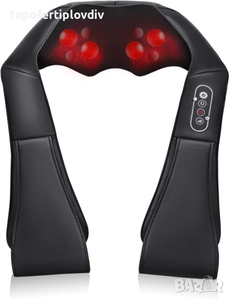 Масажор Shiatsu  Neck and Back Massager with Soothing Heat,Ново, снимка 1