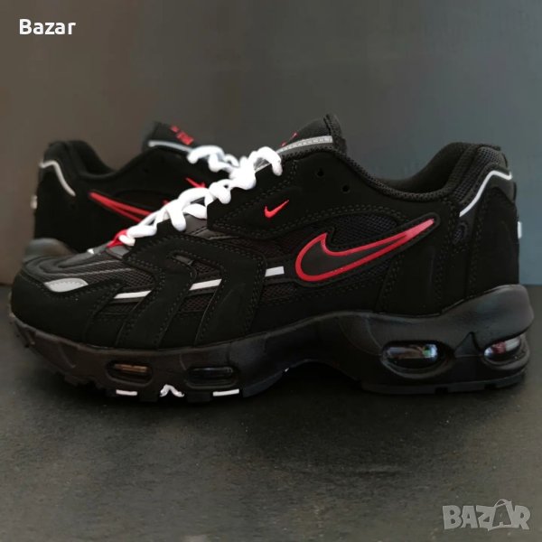 Нови Оригинални Мъжки Обувки Кецове Маратонки Размер 43 Номер 27.5см Черни Обувки Nike Air Max, снимка 1