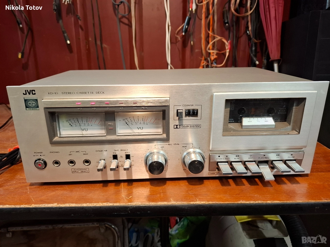 Продава се двуглав дек JVC KD-10E. , снимка 1