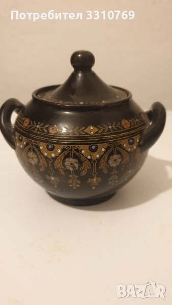 Красива френска порцеланова захарница., снимка 1