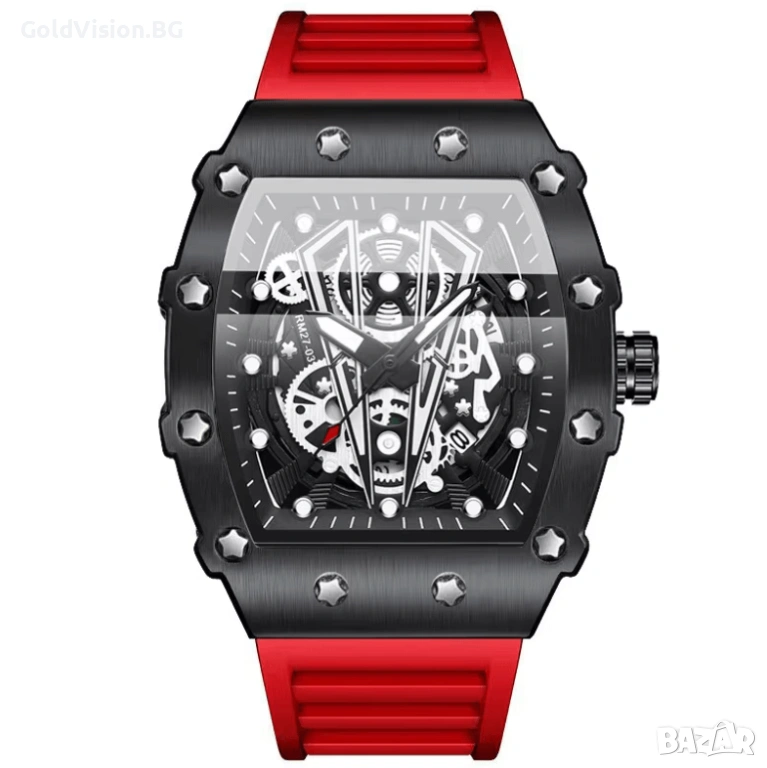 Мъжки часовник BINBOND – RED + ПОДАРЪК, снимка 1